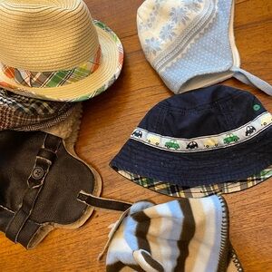 All 6. Selection of baby boy hats. Yes, all 6!